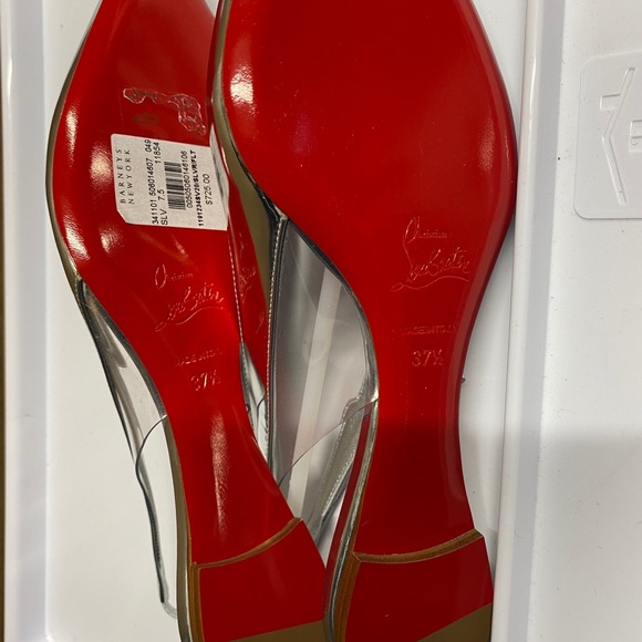 Louboutin Silver Flats - Picture 5 of 5